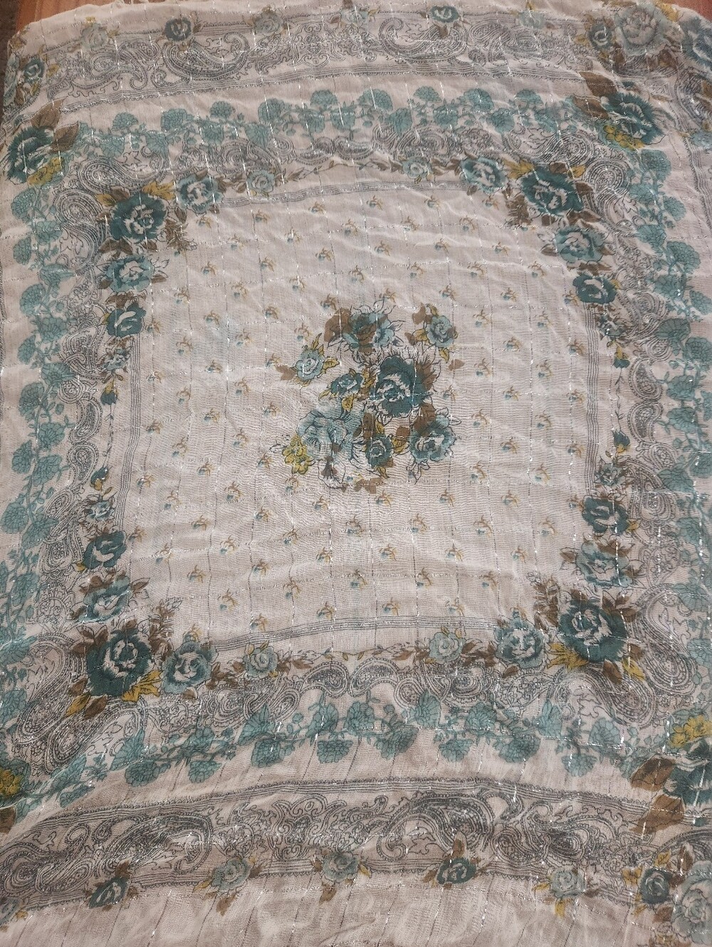 Floral Y2K Scarf Multi Color